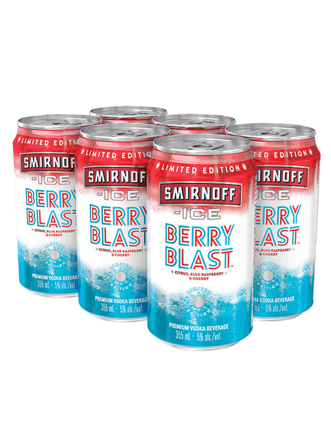 Smirnoff Ice Berry Blast 6 Pack Cans