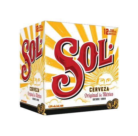 Sol Cerveza 12 Pack Bottles