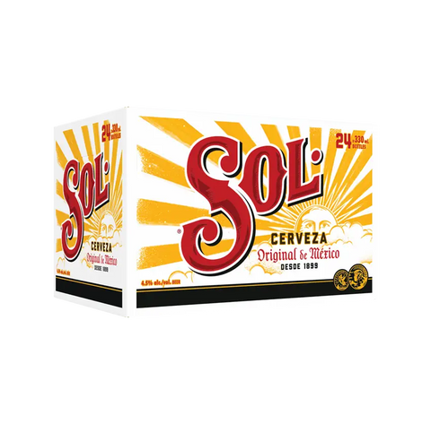 Sol Cerveza 24 Pack Bottles