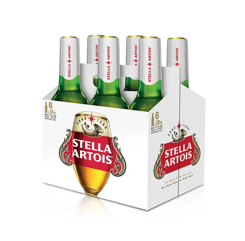 Stella Artois 6 Pack Bottles