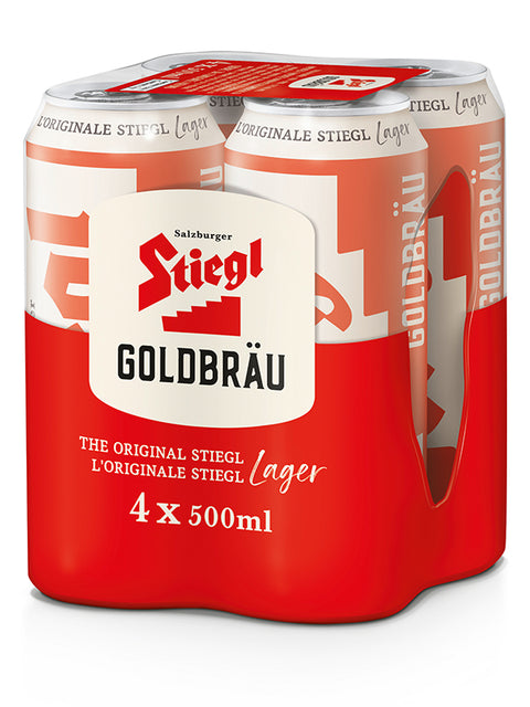 Stiegl Goldbräu Lager 4 Pack Cans