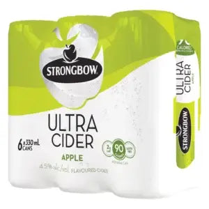 Strongbow Ultra Apple Cider 6 Pack Cans