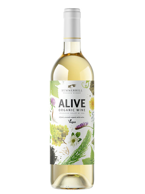 Summerhill Pyramid Winery Alive Organic White Wine Okanagan Valley BC VQA 2021 750 mL