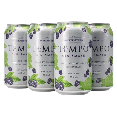 Tempo Gin Smash BlackBerry Lime 6 Pack Cans