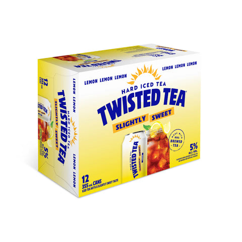 Twisted Tea Hard Iced Tea Slightly Sweet 12 Pack Cans