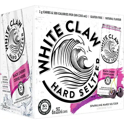 White Claw Black Cherry 6 Pack Cans