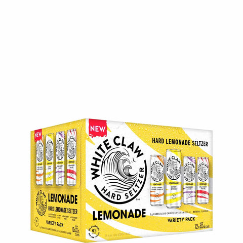 Limonade White Claw, paquet de 12 canettes
