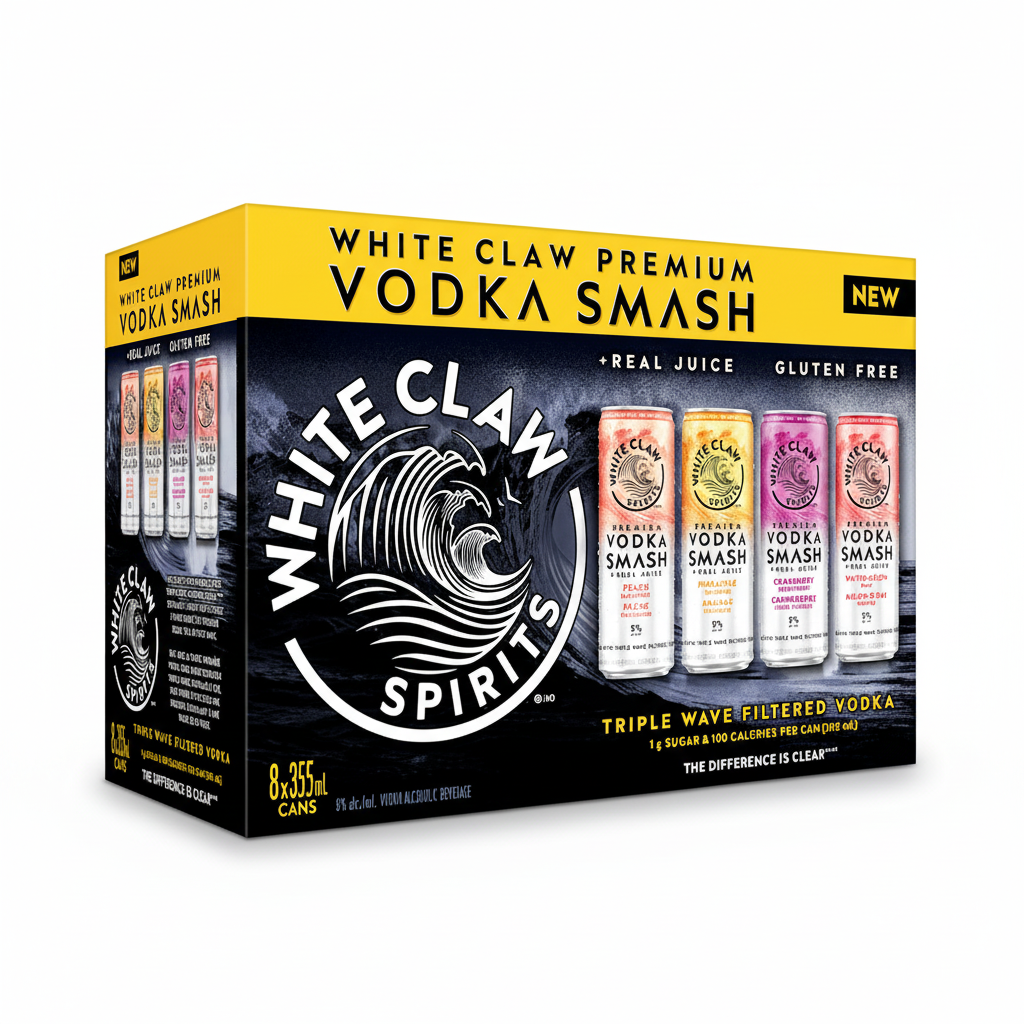 White Claw Vodka Smash Variety 8 Pack Cans – South Park Liquor