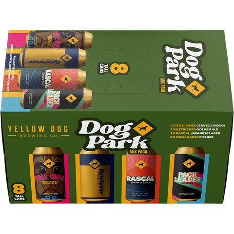YELLOW DOG MÉLANGE POUR PARC POUR CHIENS, LOT DE 8