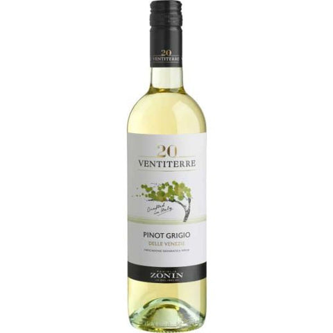 Zonin 20 Ventiterre Pinot Grigio 2020 750 mL