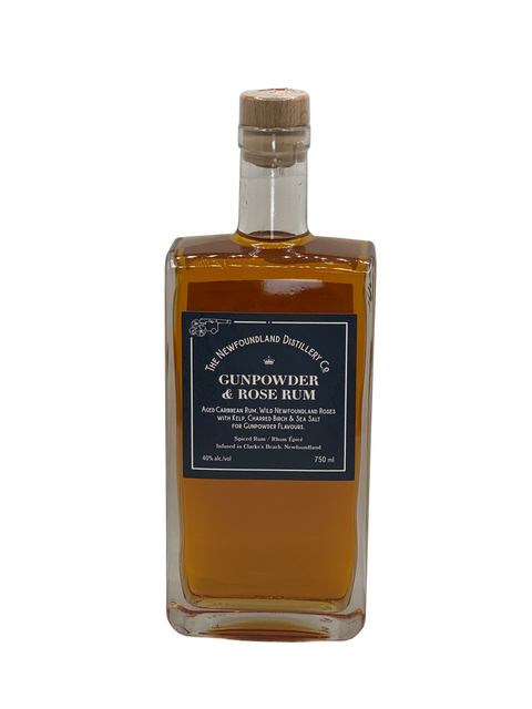 The Newfoundland Distillery Co Gunpowder & Rose Rum 750 mL