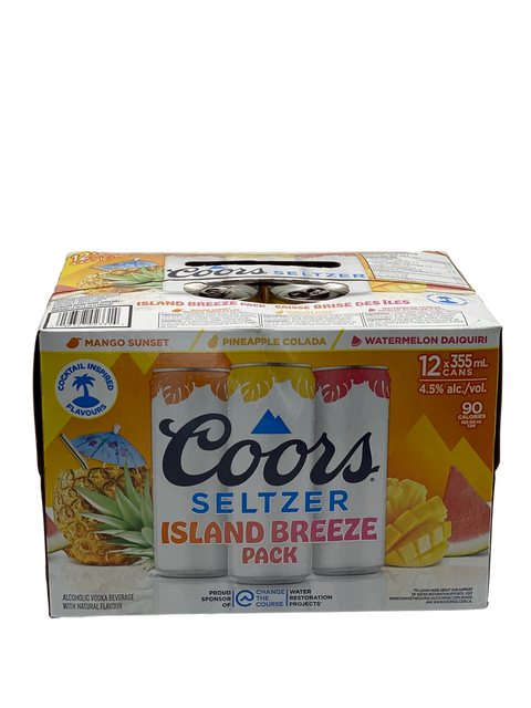 Coors Seltzer Island Breeze 12 Pack Cans