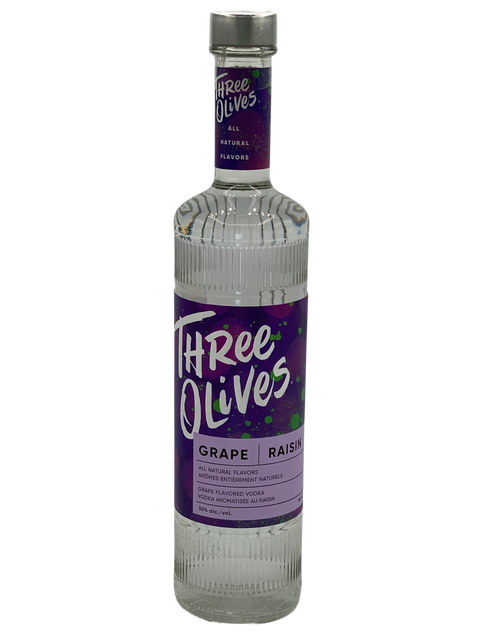 Vodka au raisin Three Olives 750 ml