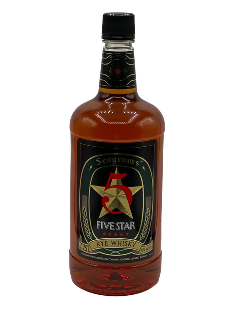 Seagram's Five Star Canadian Rye Whisky 1750 mL
