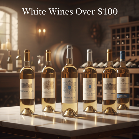 Luxury white wines over $100 featuring premium Chardonnay, Burgundy white wine and collectible white wines available to buy online with delivery anywhere in Canada.