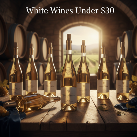 Best white wine under $30 collection featuring affordable Chardonnay, Sauvignon Blanc and popular white wines under $30 available with delivery anywhere in Canada.