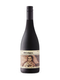 Wine bottle labeled '19 Crimes' on a white background