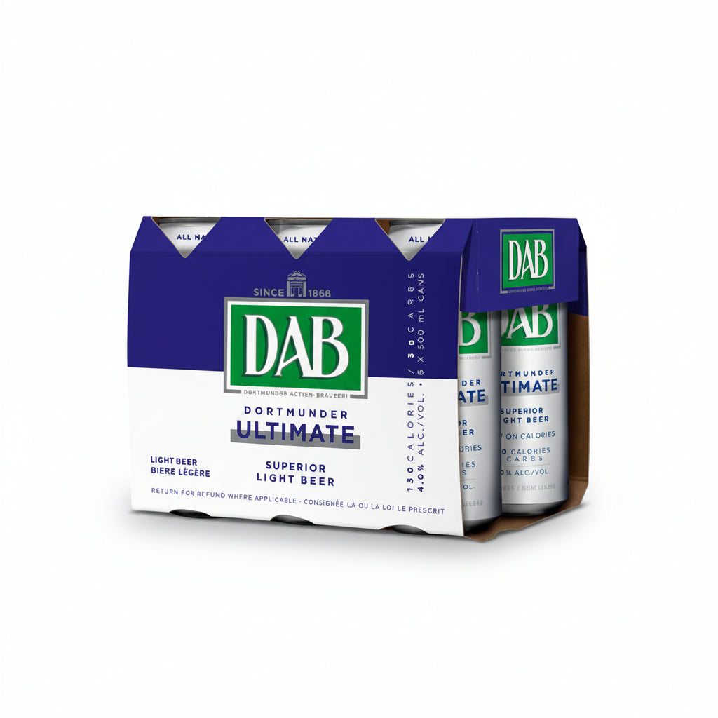 Dab Ultimate Low Carb Beer 6 Pack Cans – South Park Liquor