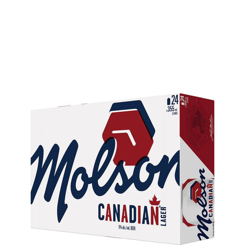 MOLSON CANADIAN, paquet de 24, plat