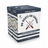No Boats On Sunday BC Original Apple Cider 4 Pack Cans