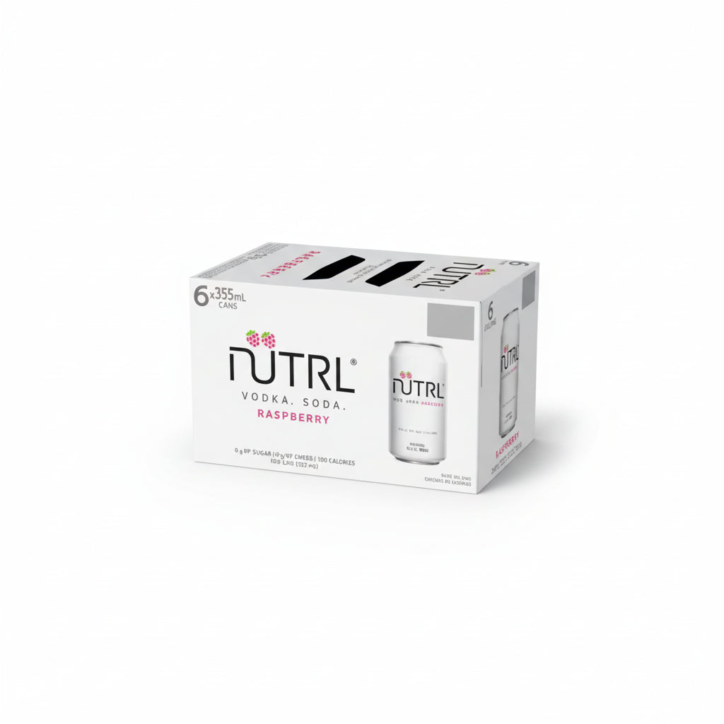 Nutrl Vodka Soda Raspberry 6 Pack Cans – South Park Liquor