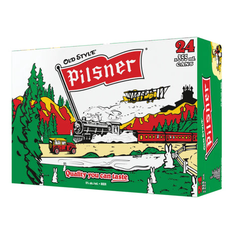 Pilsner Old Style, paquet de 24 canettes