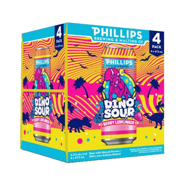 Phillips Brewing DinoSour Berry Lemonade 4 Pack Cans – South Park