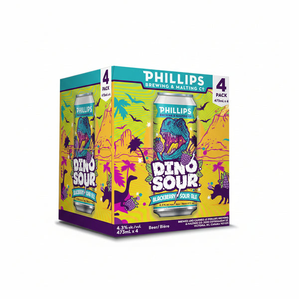 Phillips Dinosour Blackberry Sour Ale 4 Pack Cans – South Park Liquor