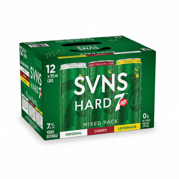 SVNS HARD 7UP MIXER 355ML 12PK CAN