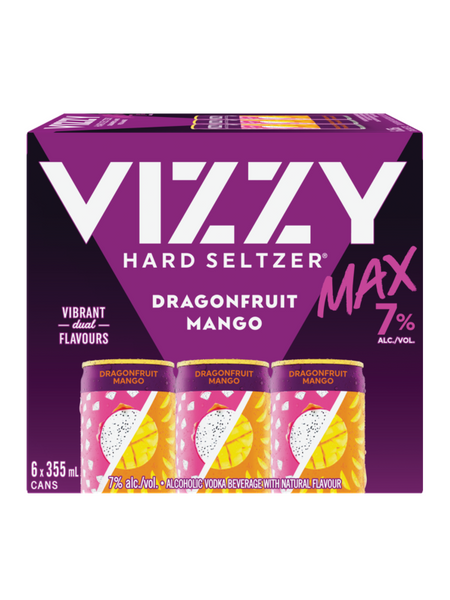 Vizzy Dragon Fruit Hard Seltzer 6 Pack Cans – South Park Liquor