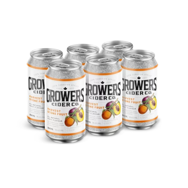 Growers Harvest Stone Fruit 6 Pack Cans
