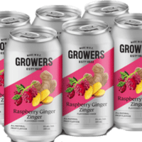 Growers Raspberry Ginger Zinger 6 Pack Cans