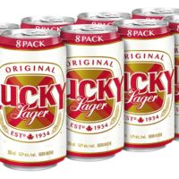 Lucky Lager 8 Pack Cans