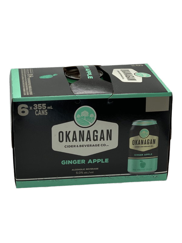 Okanagan Ginger Apple Cider 6 Pack Cans