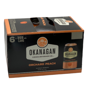 Okanagan Orchard Peach Cider 6 Pack Cans