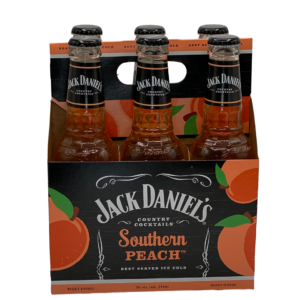 Jack Daniel’s Country Cocktails Southern Peach 6 Pack Bottles