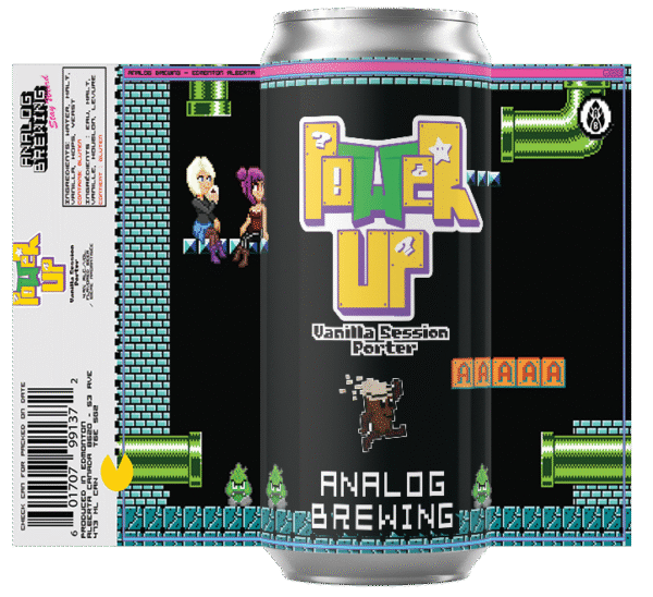Analog Brewing Power Up Porter 4 Pack Cans
