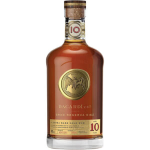 Bacardi 10 Year Old Gran Reserva Gold Rum 750 mL