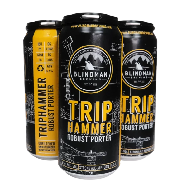 Blindman Brewery Triphammer Robust Porter 4 Pack Cans