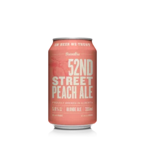 Brewsters 52nd Street Peach Ale 6 Pack Cans
