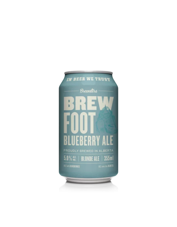 Brewsters Brewing Brewfoot Blueberry Ale 6 Pack Cans