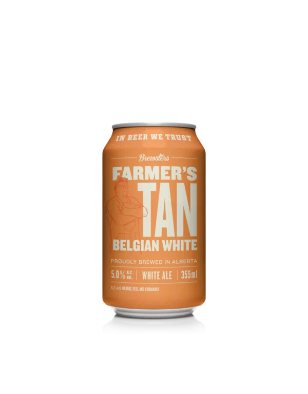 Brewsters Brewing Farmer's Tan Belgian White 6 Pack Cans
