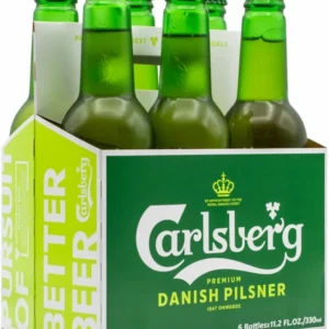 Carlsberg Danish Pils 6 Pack Bottles