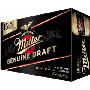 Miller Genuine Draft 15 Pack Cans