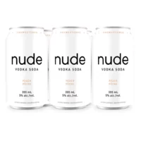 Nude Vodka Soda Peach 6 Pack Cans