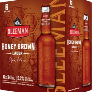 Sleeman Honey Brown Lager 6 Pack Bottles