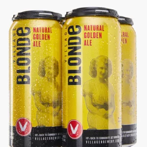 Village Brewing Blonde Natural Golden Ale 4 Pack Cans