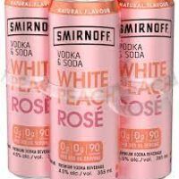Smirnoff Vodka Soda White Peach Rosé