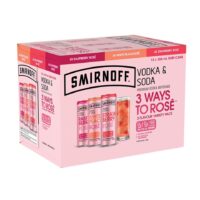 Smirnoff Vodka and Soda Rose Variety 12 Pack