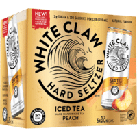 White Claw Iced Tea Peach